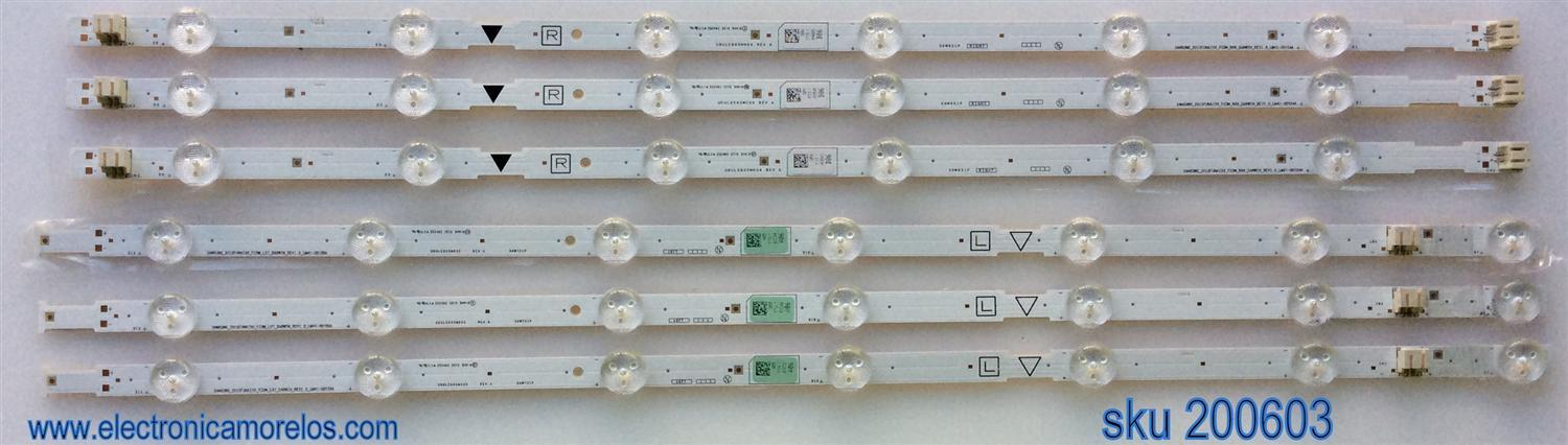 KIT DE LED PARA TV / TCL LVF320BEDX E1V1 / UDULED0SM054 REV.A / UDULED0SM055 REV.A / LM41-00154A / LM41-00155A 